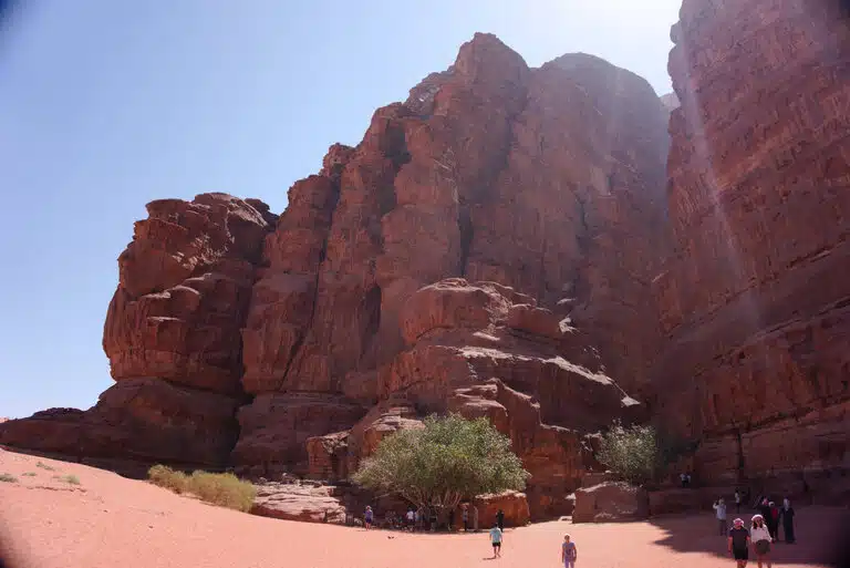 Khazali Canyon in wadi rum