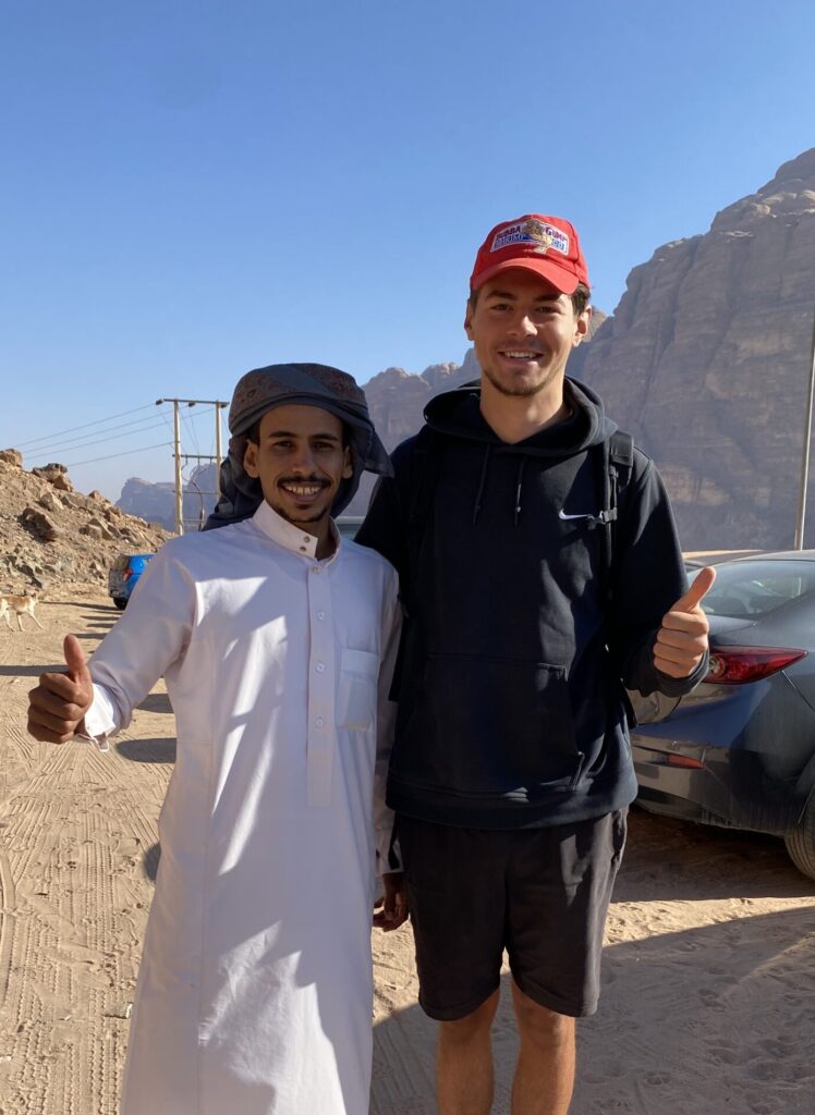 See Wadi Rum founders Sam King and Hussein Hamd